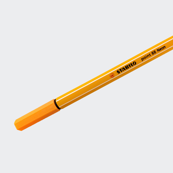 STABILO Fineliner point 88, Strichstärke: 0,4 mm, neonorange