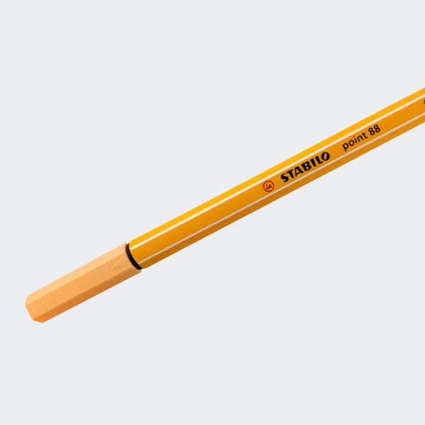 STABILO Fineliner point 88, Strichstärke: 0,4 mm, apricot
