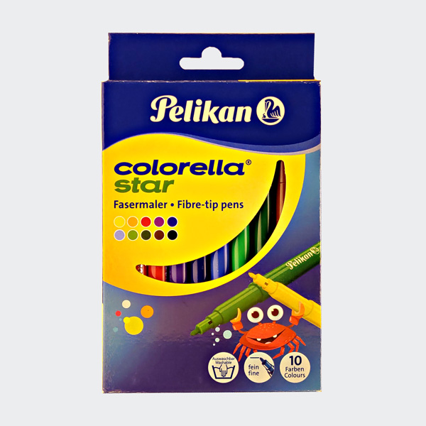 Pelikan Fasermaler colorella star, 10er Kartonetui