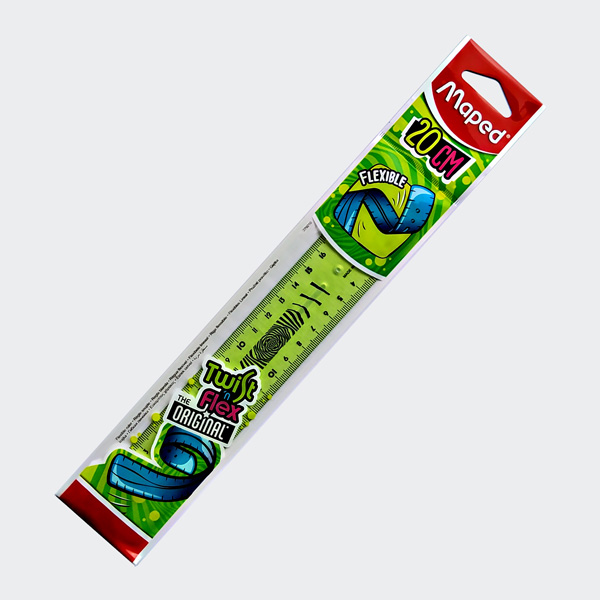 Maped Flachlineal Twist'n Flex, 200 mm, unzerbrechlich