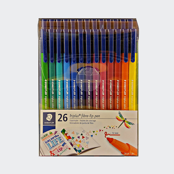 STAEDTLER Fasermaler triplus BRILLIANT COLOURS, 26er Etui