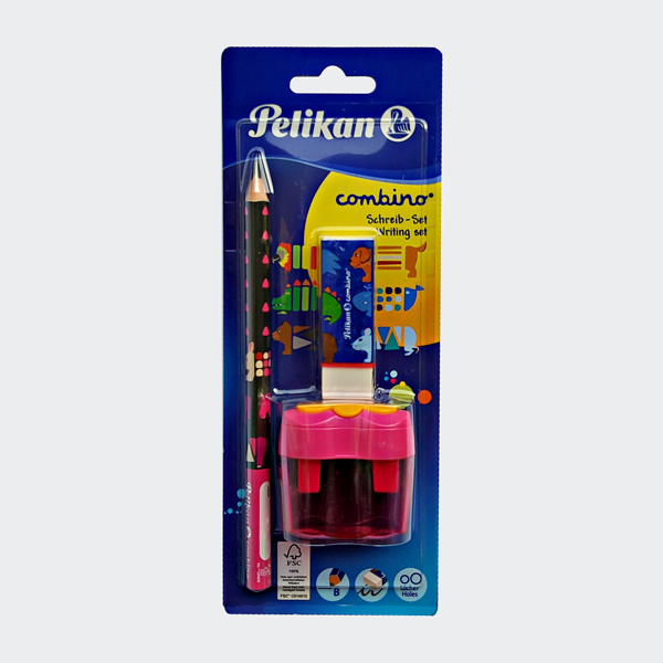Pelikan Schreibset combino, farbig sortiert, Blisterkarte