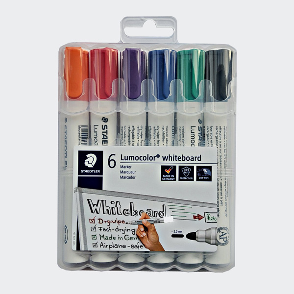 STAEDTLER Lumocolor Whiteboard-Marker 351, 6er Etui