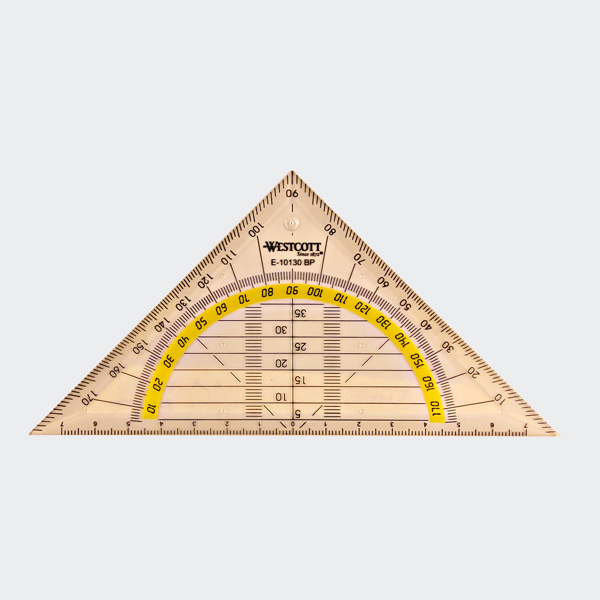 WESTCOTT Geodreieck 140mm