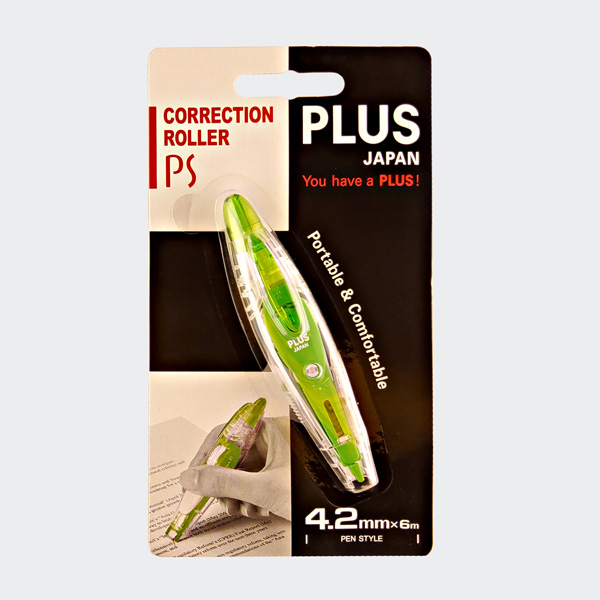 PLUS JAPAN Korrekturroller "PS", 4,2 mm x 6 m