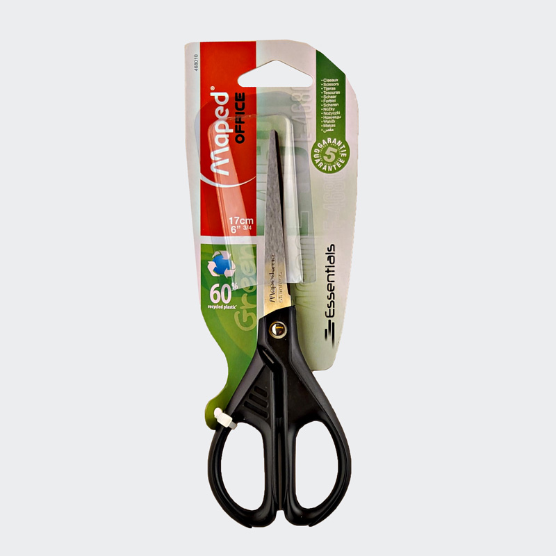 Maped Schere Essentials Green, rund, Länge: 170 mm