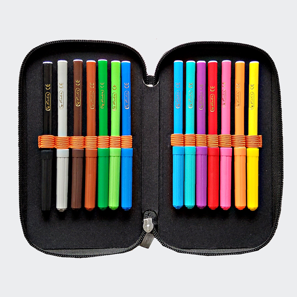 herlitz Schüleretui TriCase "Mechanic", 31-teilig