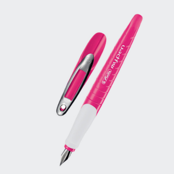 herlitz Füllhalter my.pen, Federbreite: M, pink/weiß