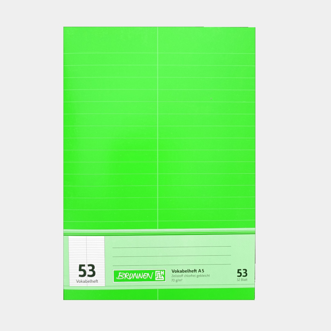 BRUNNEN Vokabelheft liniert DIN A5 Lineatur 53 32 Bl.