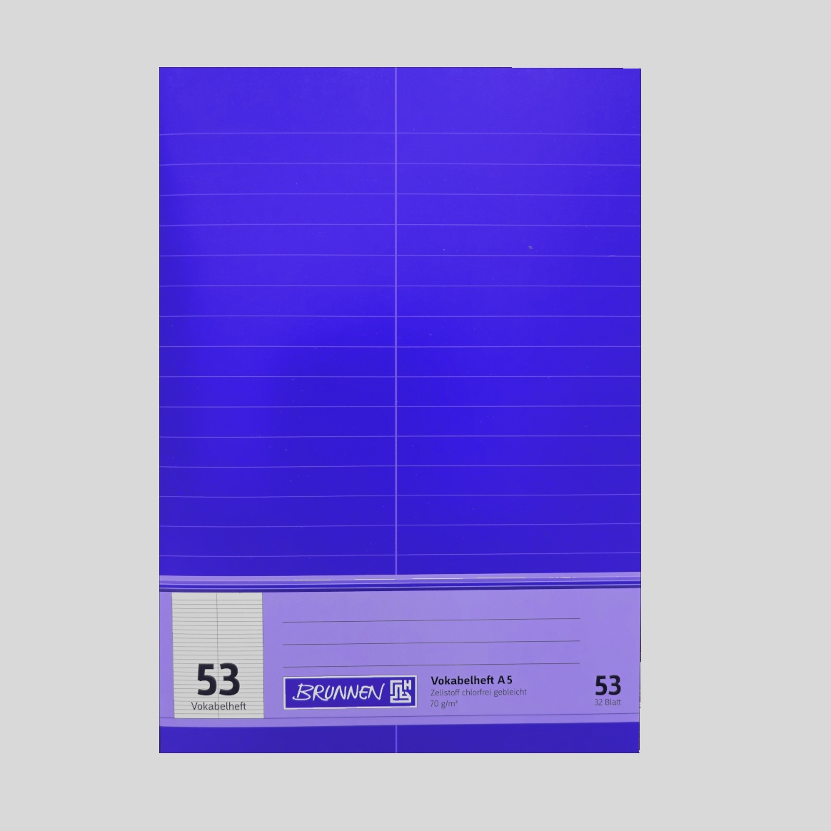BRUNNEN Vokabelheft liniert DIN A5 Lineatur 53 32 Bl.
