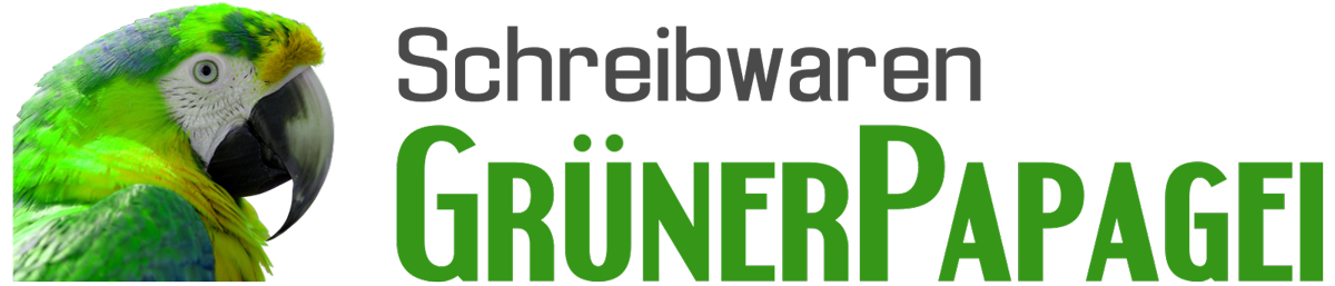 Schreibwaren - Grüner Papagei